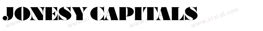 Jonesy Capitals字体转换
